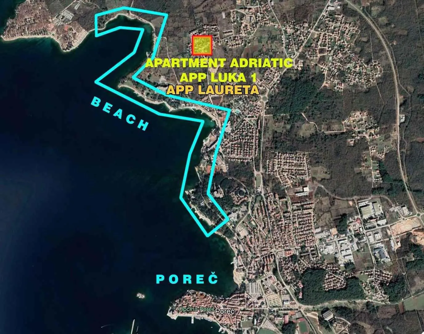 Apartments In Porec/Istrien 37747  Porec